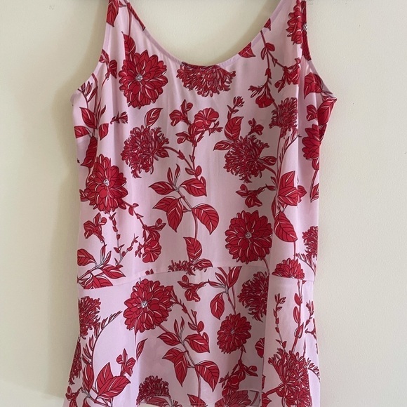 Cabi 5533 Adore Cranberry Pink Floral Cami Top M - Picture 4 of 8